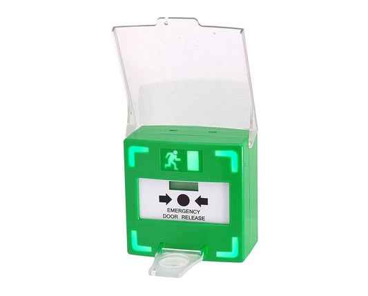 Botón Pulsador Emergencia Antipánico NO/NC/COM Tapa Acrílico