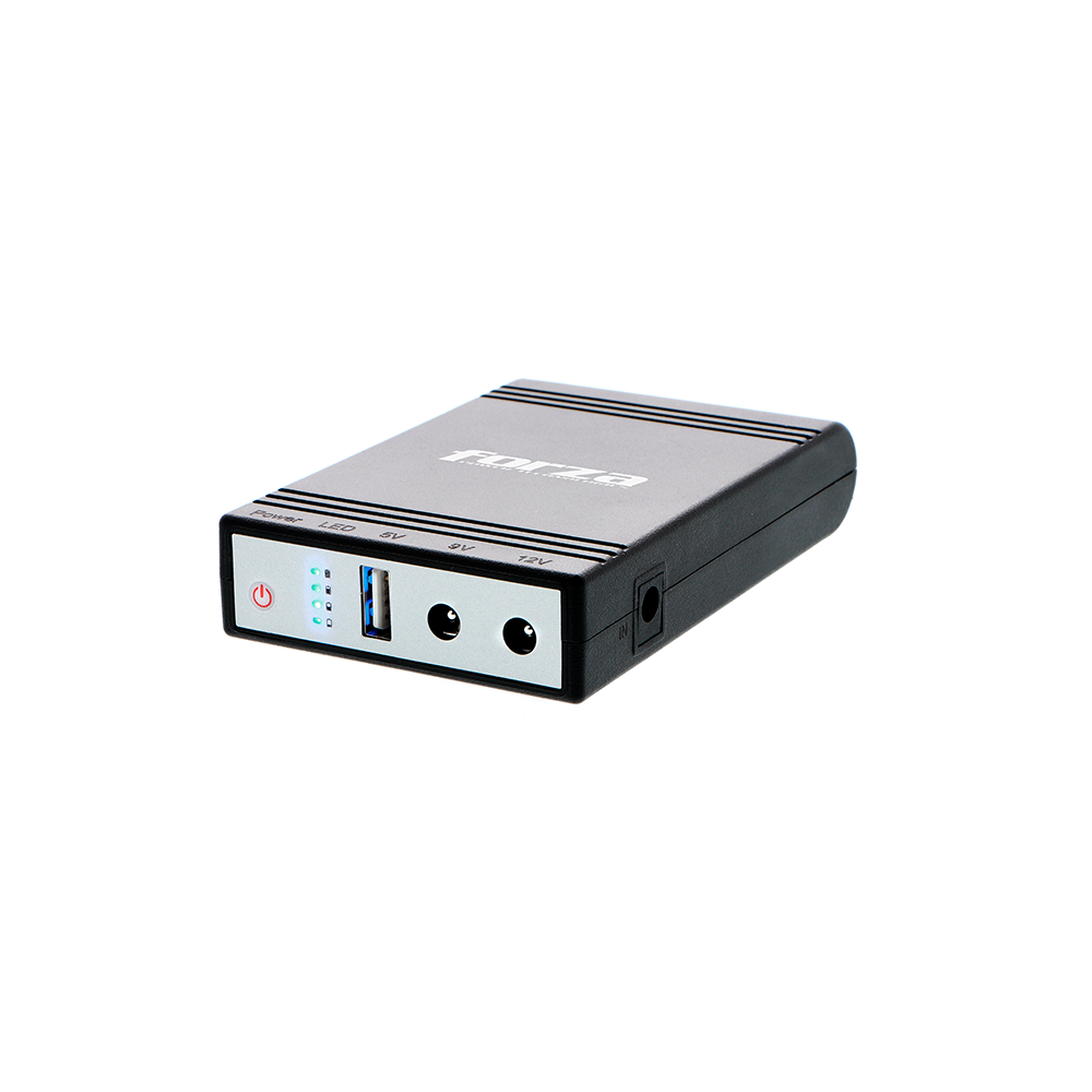 UPS Portátil 14W USB Salidas 5 9 12VCC Forza
