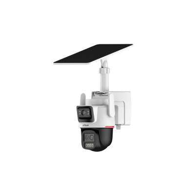 Cámara PTZ 4G Solar IP 6MP Doble Lente 360 Grados con Zoom Híbrido Apollo Dahua