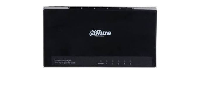 Switch Ethernet 5 Puertos Gigabit Dahua