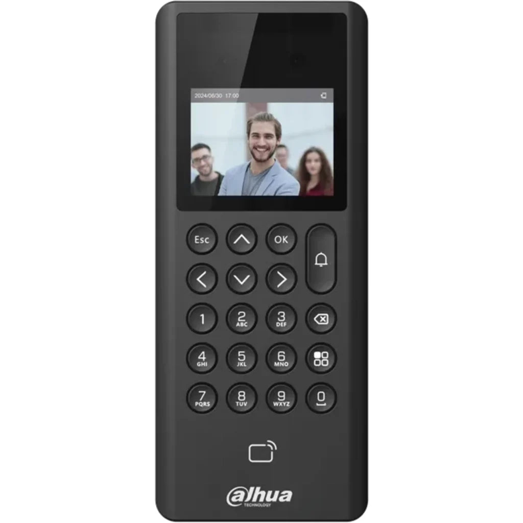 Control de acceso Dahua con reconocimiento facial soporta cámaras 2MP DAHUA