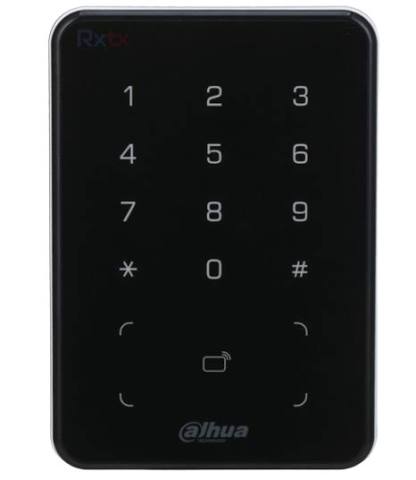 LECTOR DE TARJETA Y PIN DAHUA RS485 WIEGAND LECTOR MIFARE IP66