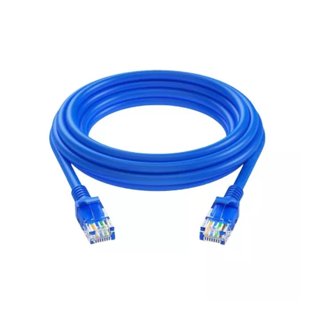 Cable de red Patch Cord UTP CAT5e 5m conectores RJ45 Procom