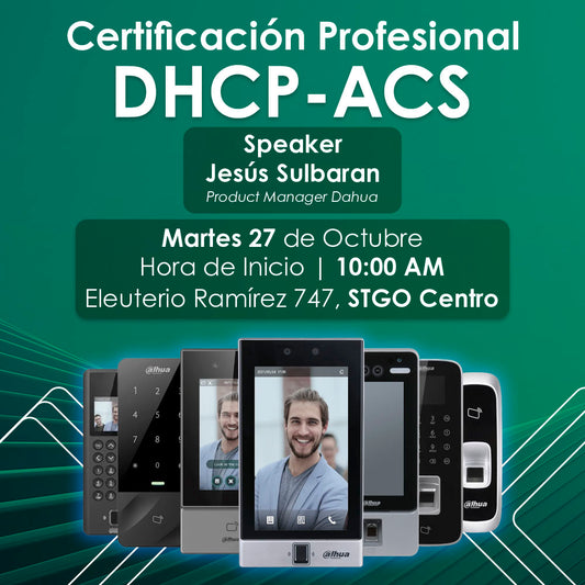 Certificación Profesional DHCP-ACS en Control de Accesos Dahua
