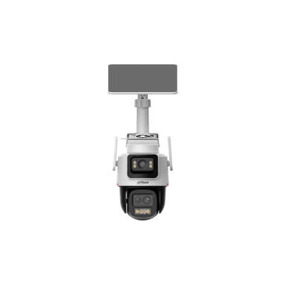 Cámara PTZ 4G Solar IP 6MP Doble Lente 360 Grados con Zoom Híbrido Apollo Dahua
