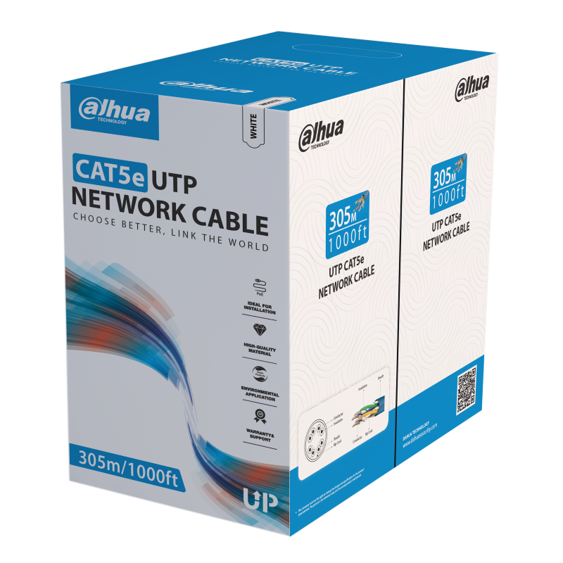 Cable Categoría 5e 100% Cobre 305 Metros Dahua