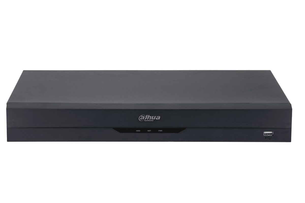 Grabadora de video digital WizSense de 16 canales, 4K Value/5 MP, 1U, 2 discos duros Dahua