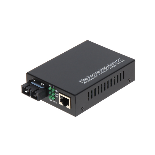 Convertidor de medios de fibra a Ethernet Monomodo SFP Procom
