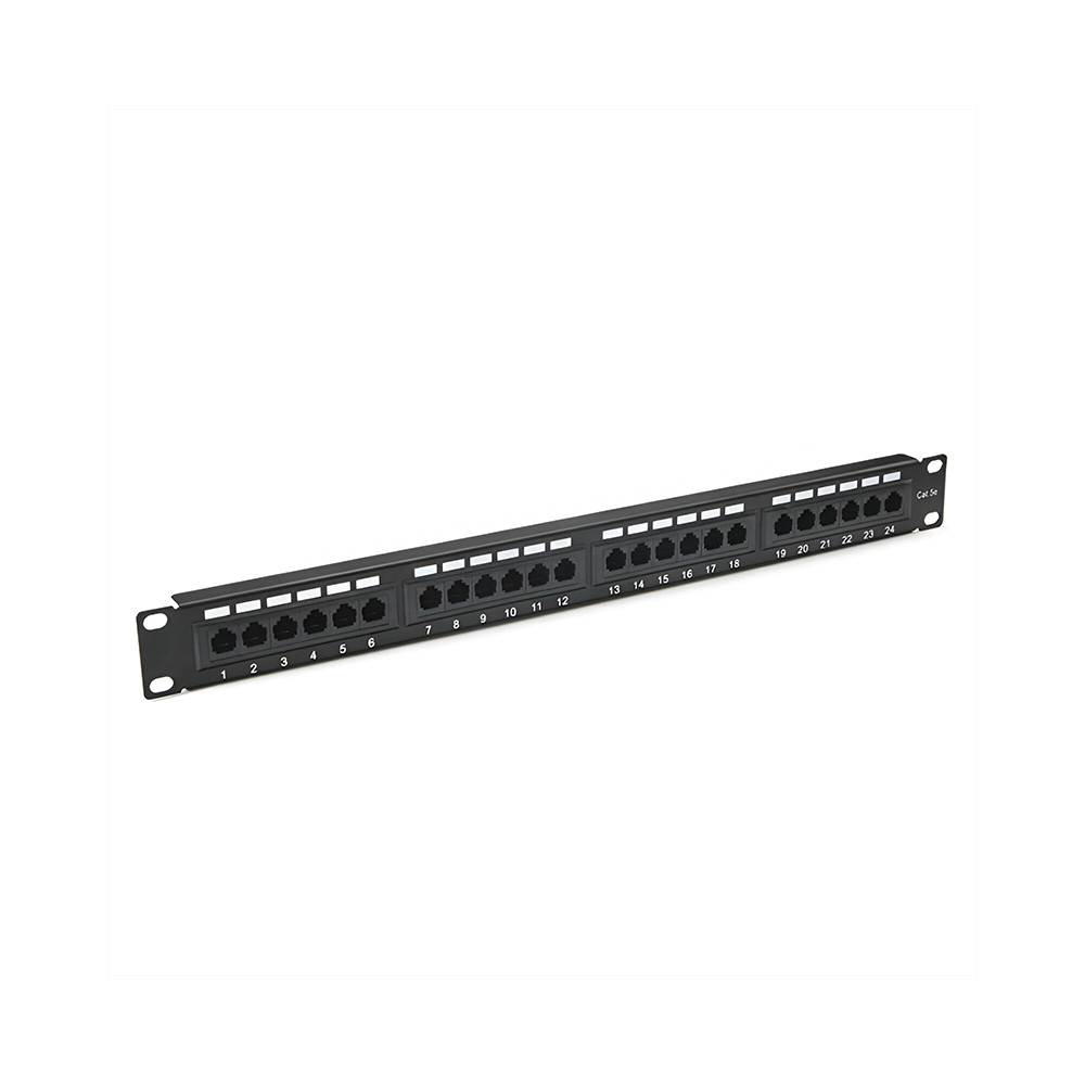 Patch Panel UTP Cat5e 19 Pulgadas 24 puertos Procom