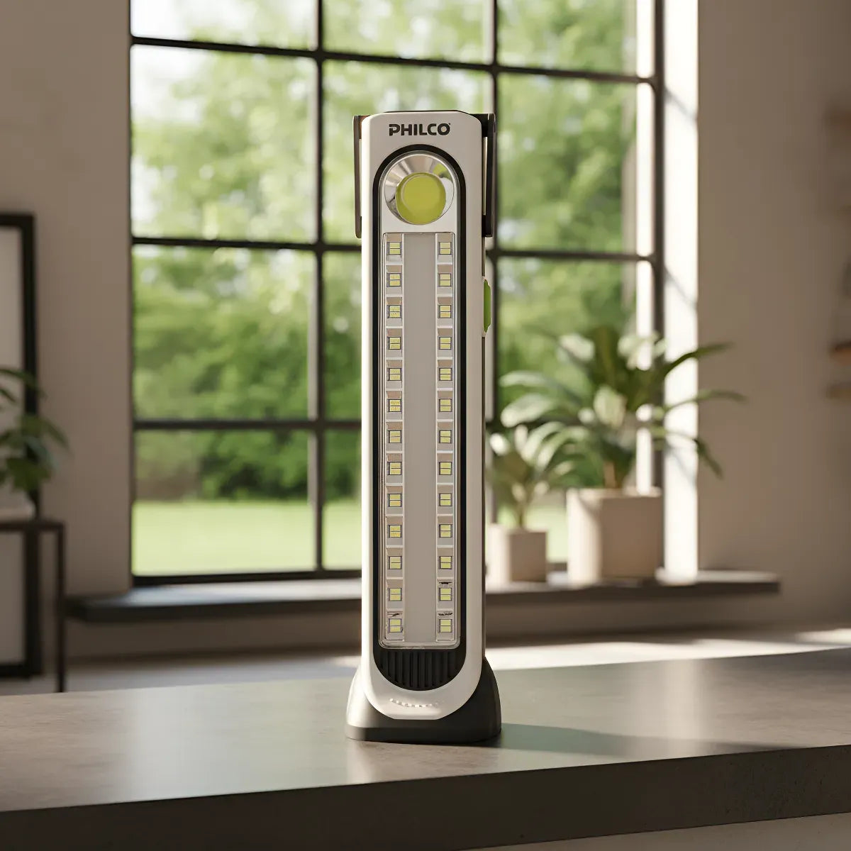 Lámpara Led Solar De Emergencia Philco Color Blanco