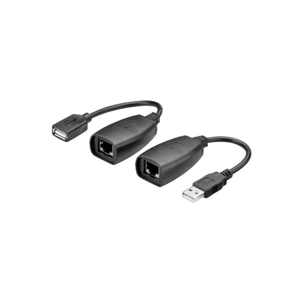 Extensor USB a Plug Jack 40mts Cable Red UTP RJ45 Ethernet Procom