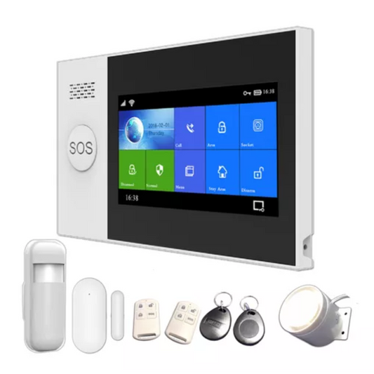 Kit De Alarma Inalámbrica Domestica Anti Intruso GSM Wifi