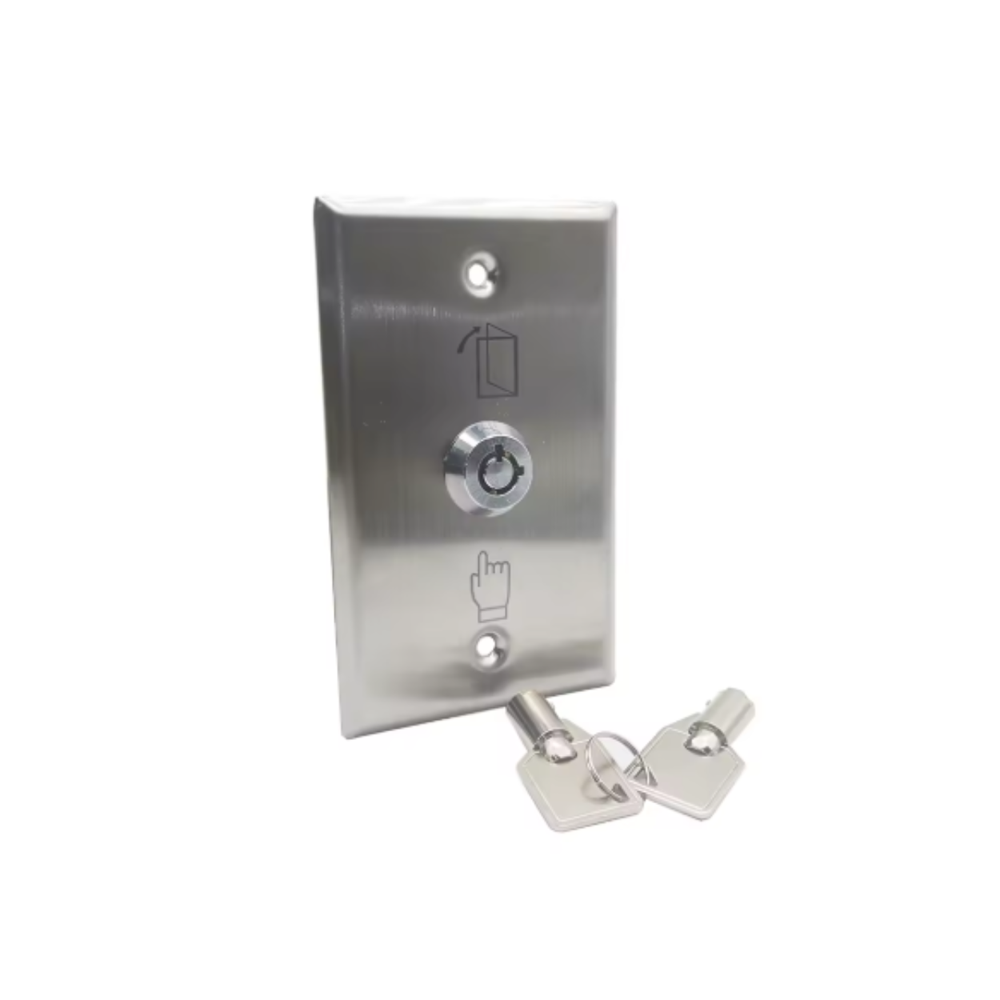 Botón de salida de emergencia de puerta con llave