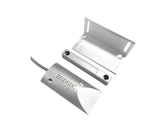 Sensor Magnetico cableado blindado antibandalico con escuadra Procom