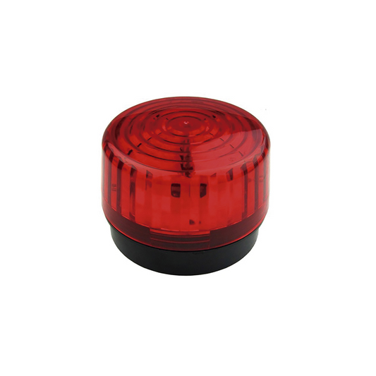 Luz estroboscópica roja cableada 10 cm Zudsec